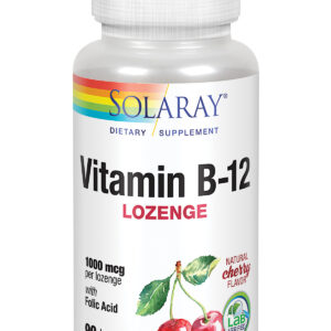 Solaray Vitamina B12 Acido Folico 1000 Mcg 90 Comp