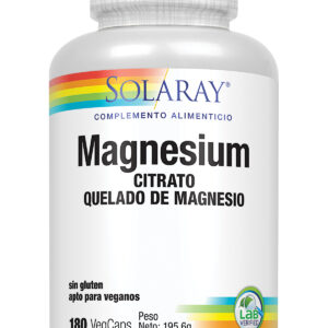Magnesio Citrato Quelado Solaray