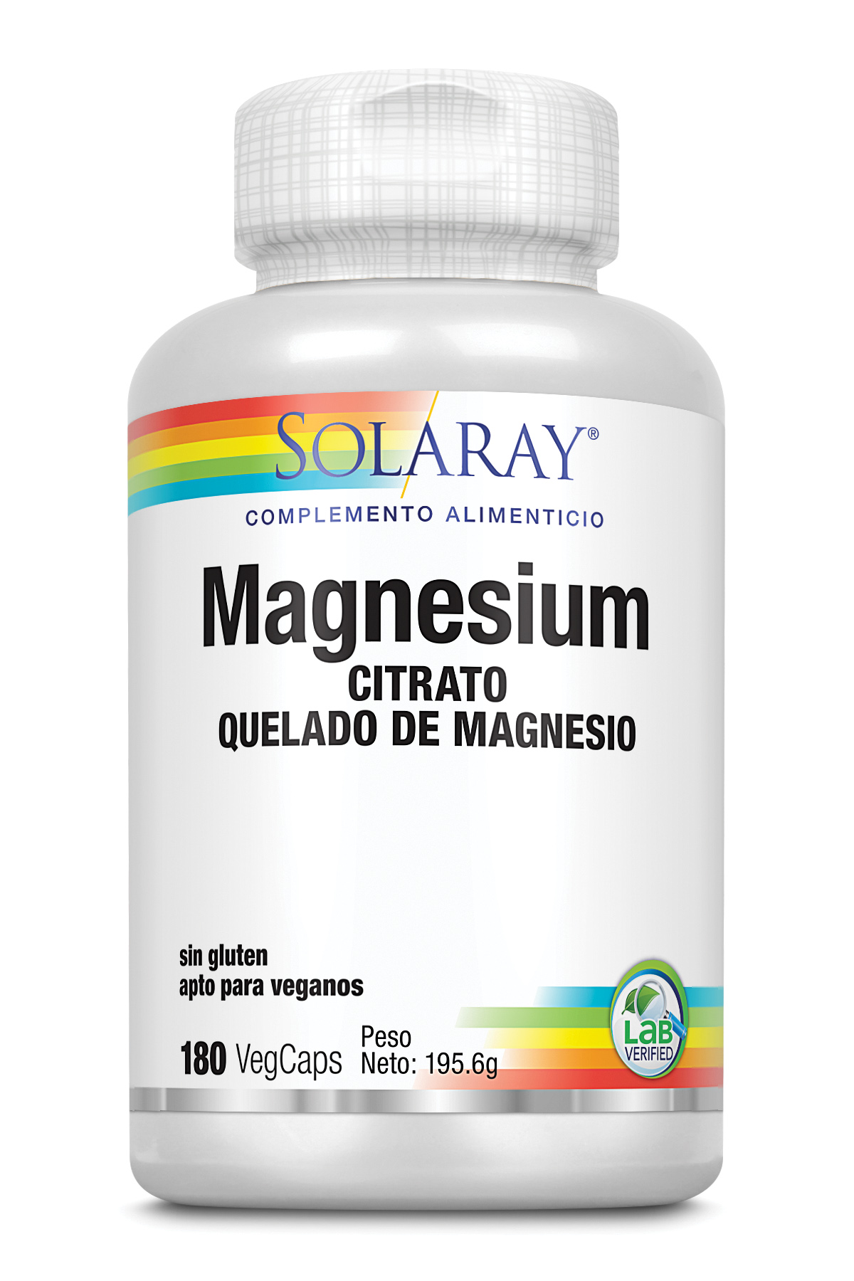 Magnesio Citrato Quelado Solaray