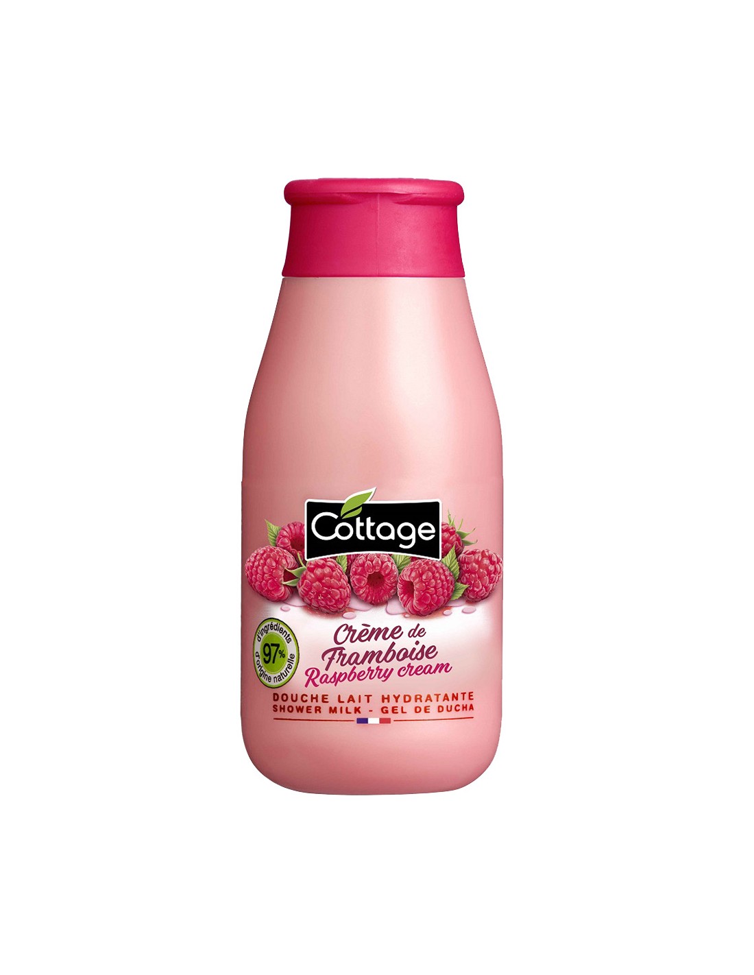 Cottage Raspberry Cream Shower Milk mini Raspberry Cream 50 ml