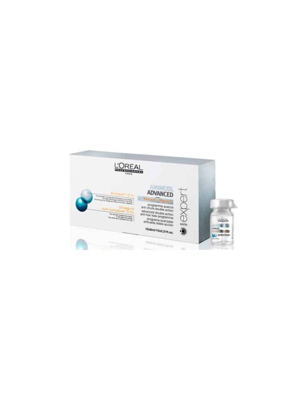 L’oreal Professionnel Aminexil Advanced Ampollas Enriquecidas Con Activos Dermatológicos Para Cabello 10 X 6ml