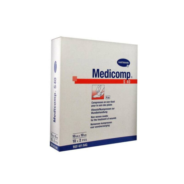 Hartmann Medicomp Sterile Gauze 10x10cm 10×2 Units