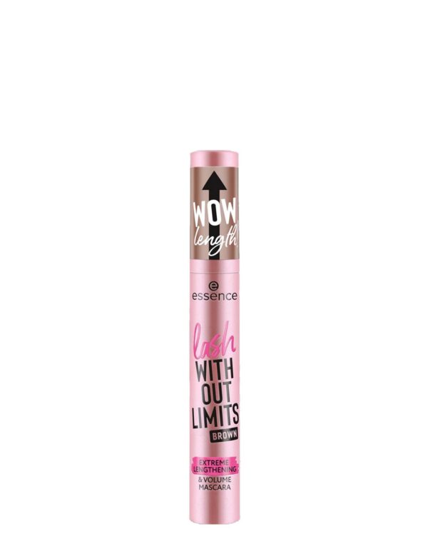 Essence Cosmetics Lash With Out Limits Extreme Lengthening y Volume 02-Brown 13ml