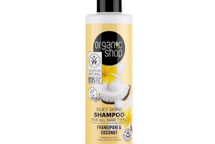 Organic Shop Natura Siberica Frangipani y Coconut Champu Todo Tipo De Cabellos