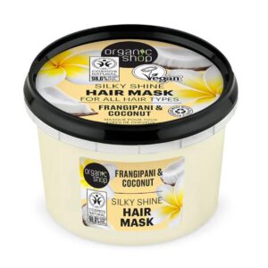 Organic Shop Frangipani Coconut Hair Mask Silky Shine