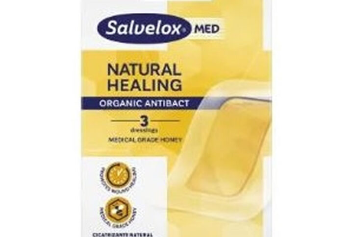 Salvelox Med Natural Healing 3 Dressings 7.5X4.5Cm