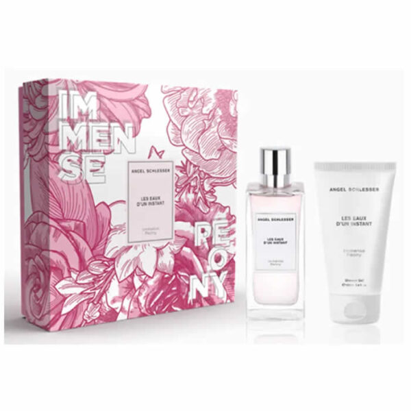 Angel Schlesser Les Eaux D’Un Instant Immense Peony Eau De Toilette Spray 100ml Set 2 Pieces