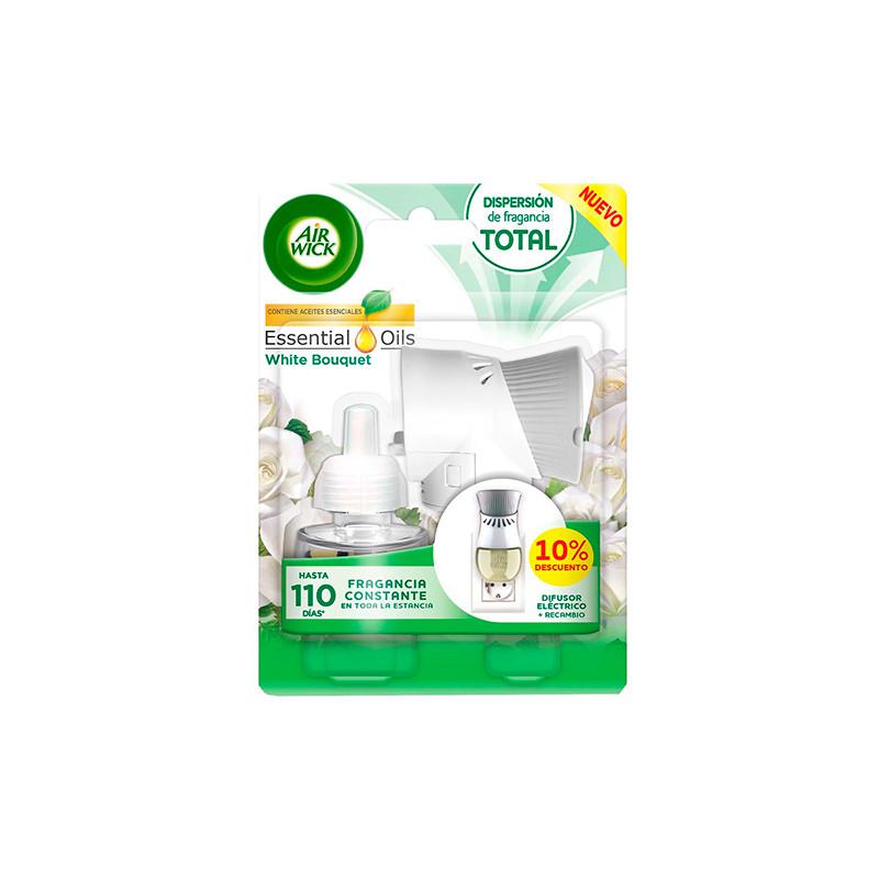 Air-Wick Ambientador Electrico Completo White Bouquet