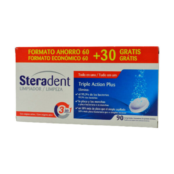 Steradent Triple-Acting Plus 60comp 30comp