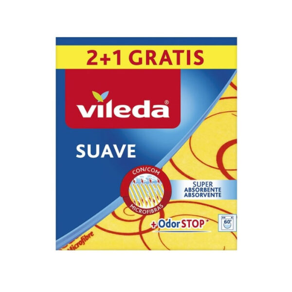 Vileda Soft Dishcloth Odor Stop 3 Units