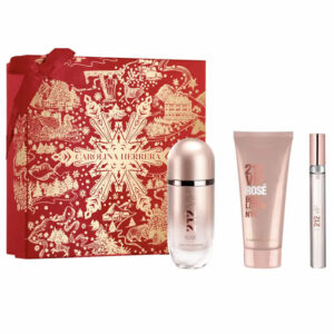 Carolina Herrera 212 Vip Rose Eau De Perfume Spray 80ml Set 3 Pieces