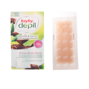Byly Depil Chocolate Hair Removal Strips Body With Chocolate 12 Units