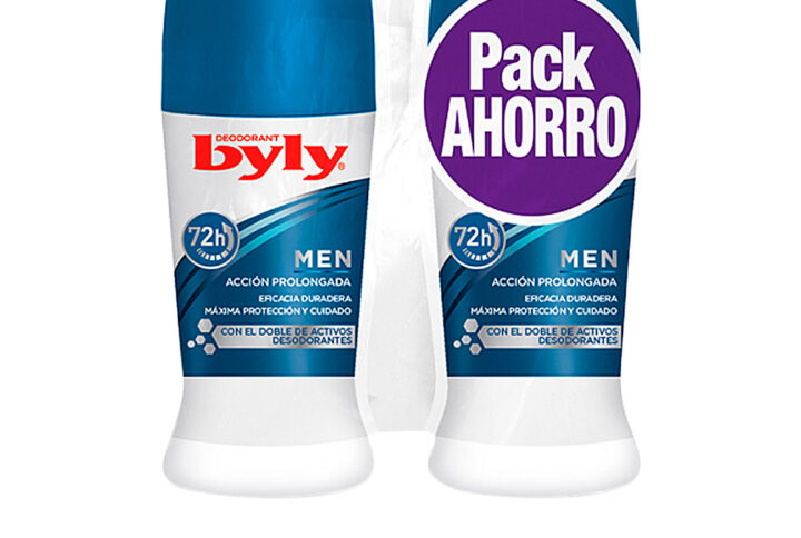 Byly For Men Roll On Deodorant 2x50ml