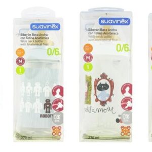 Suavinex Prêt-À-Porter Biberón Anatómico Talla 1