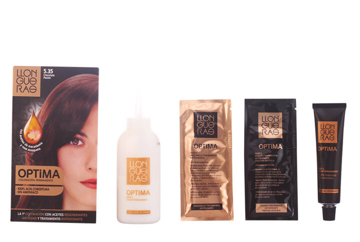 Llongueras Optima Permanent Hair Colour Ammonia Free 5.35 Chocolate Passion