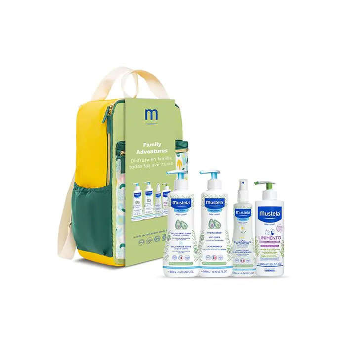 Mustela Family Pastel Backpack Set