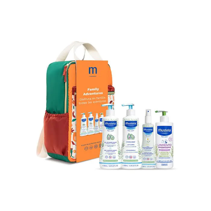 Mustela Family Terracotta Backpack Set