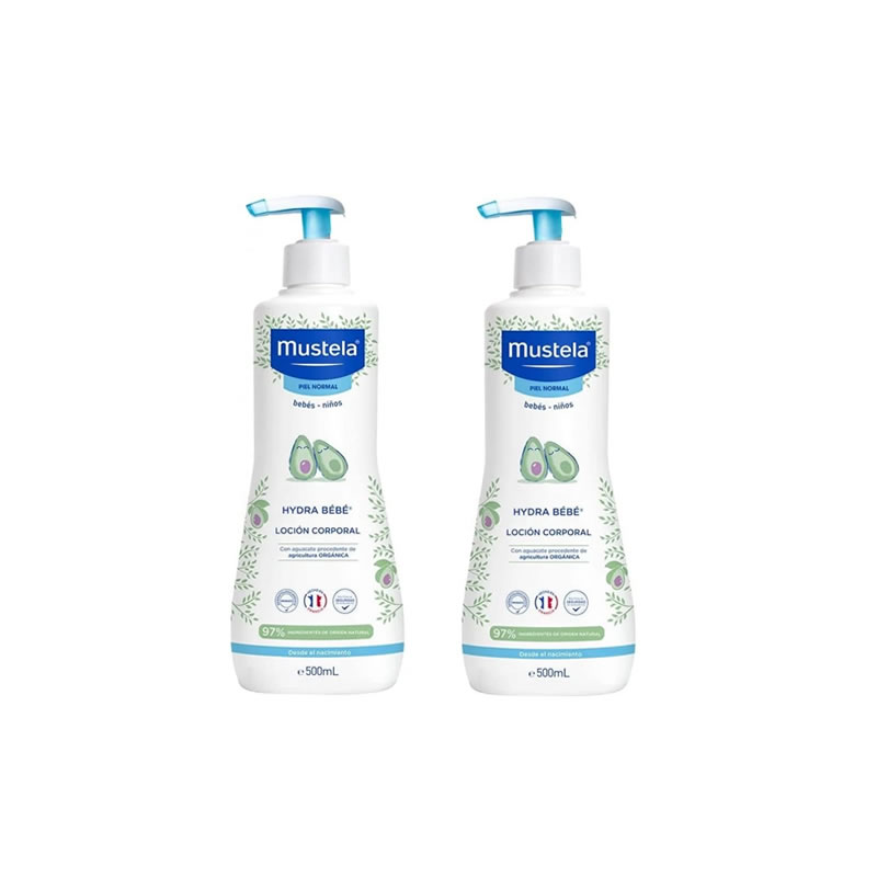 Mustela Hydra Baby Body Milk Duplo Pack