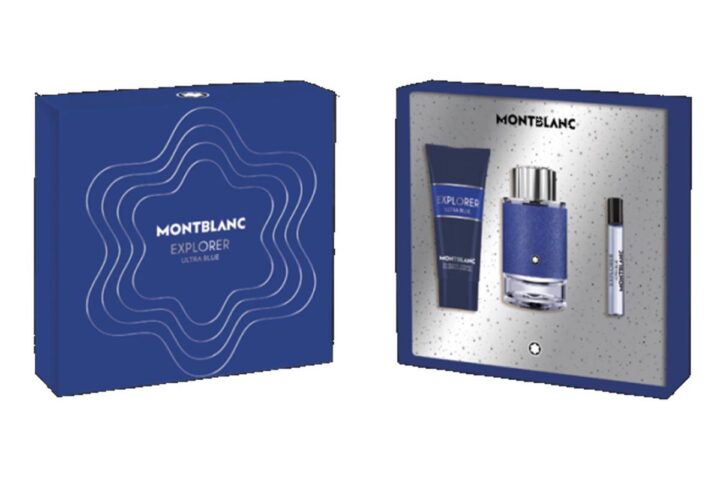 Montblanc Explorer Blue Eau De Parfum Pour Homme 100ml Spray Balsamo After Shave 150ml Miniatura 4 5ml