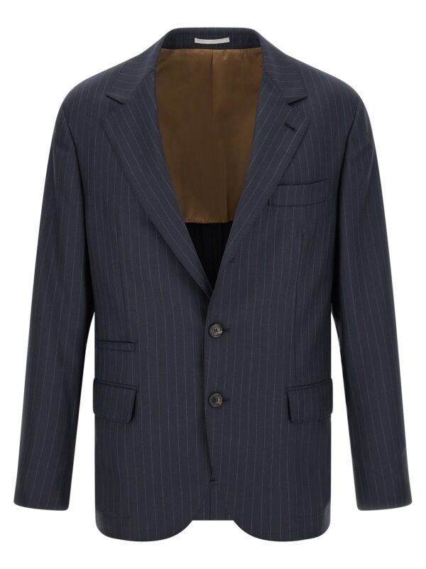 Blue Virgin Wool Blazer