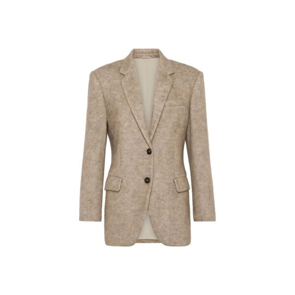 Beige Cashmere Blazer