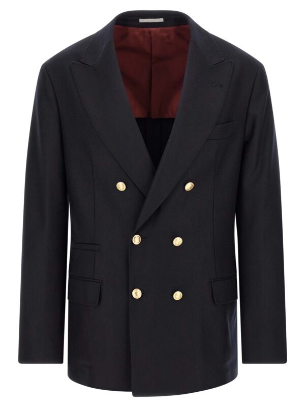 Blue Virgin Wool Blazer