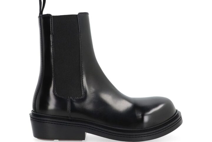 Black Calfskin Chelsea Boots