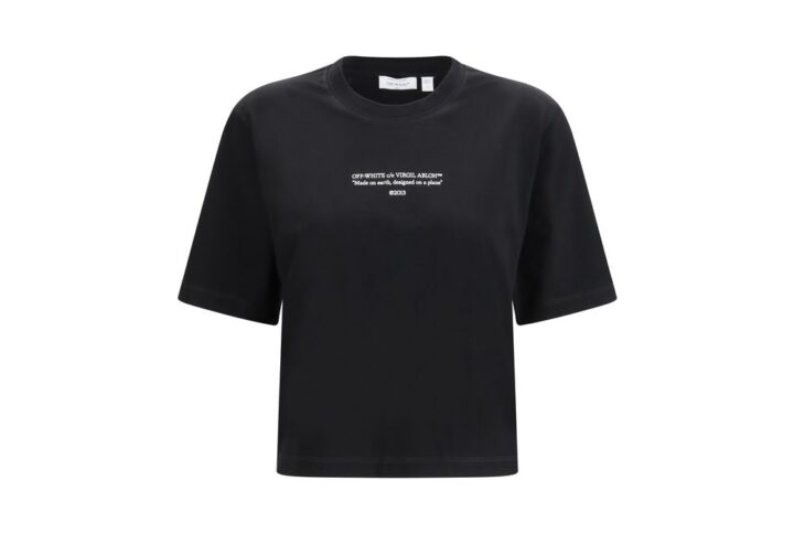 Black Cotton T-Shirt