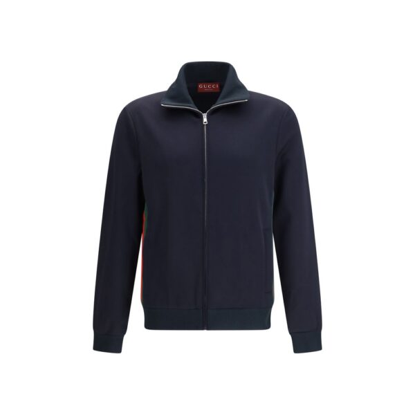 Blue Polyester Shell Jacket