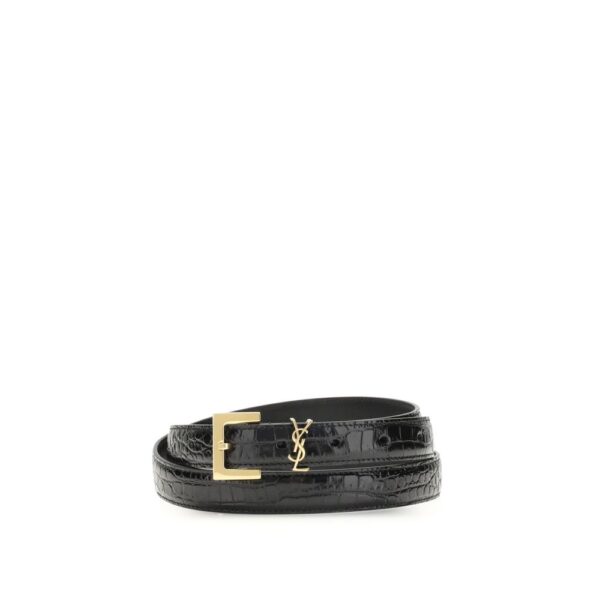 Black Calf Leather Bos Taurus Regular Belt