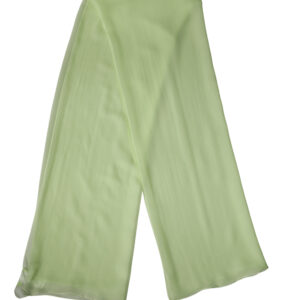 Light Green Silk Neck Wrap Stole 200cm x 134cm Scarf