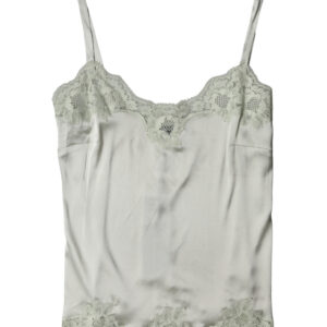 Light Green Floral Lace Lingerie Top Underwear