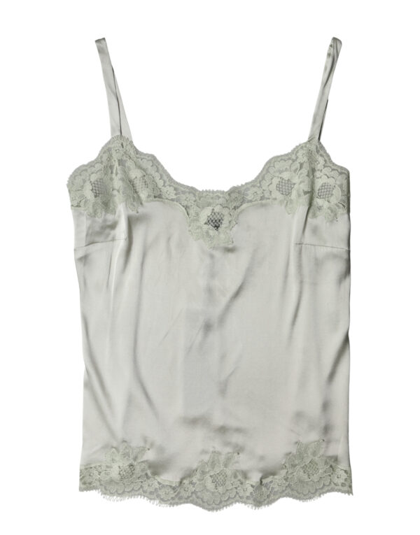 Light Green Floral Lace Lingerie Top Underwear