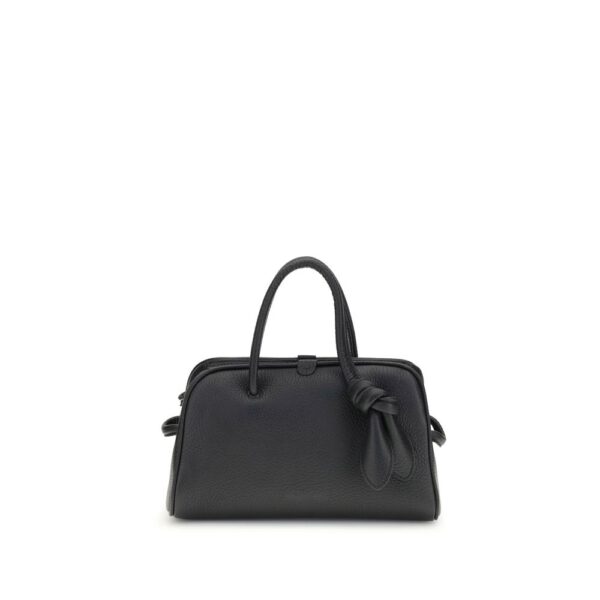 Black Calf Leather Bos Taurus Handbag