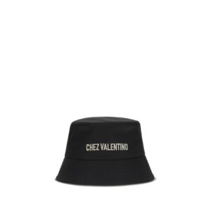 Black Cotton Bucket Hat