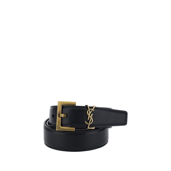 Black Calf Leather Bos Taurus Regular Belt