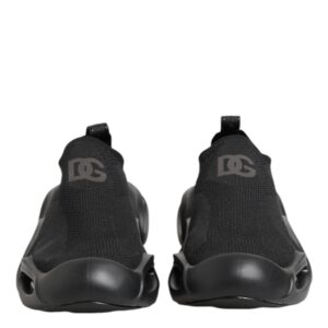 Black Slip On Wave Low Top Sneakers Shoes