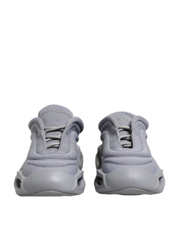 Gray Slip On Wave Low Top Sneakers