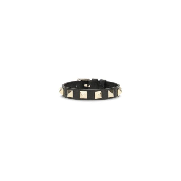 Black Calf Leather Bos Taurus Bracelet