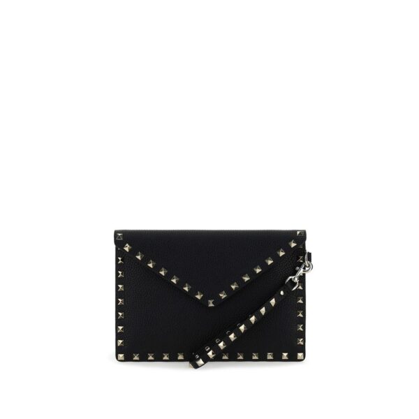 Black Calf Leather Bos Taurus Clutch Bag