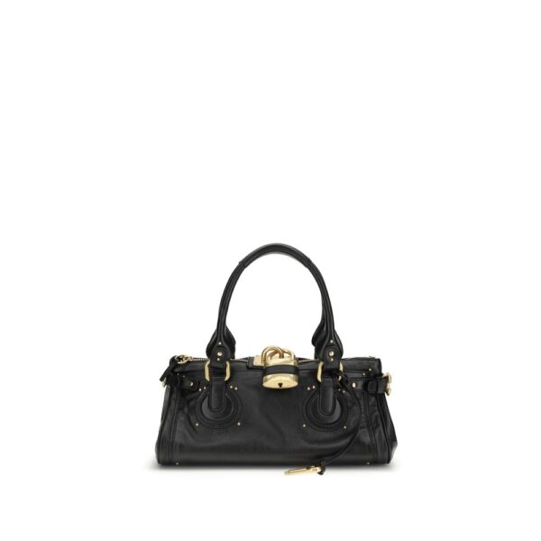 Black Buffalo Leather Shoulder Bag
