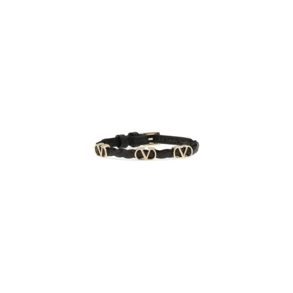 Black Calf Leather Bos Taurus Bracelet