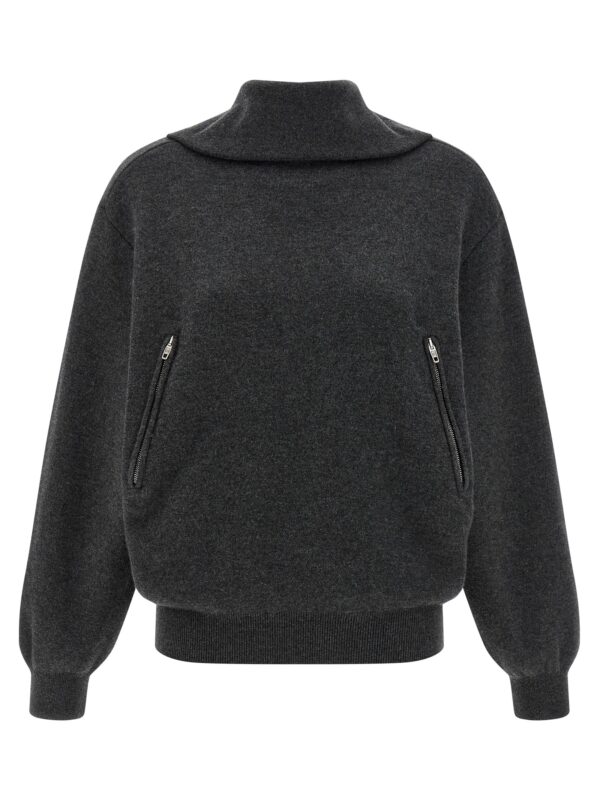 Gray Wool Cardigan