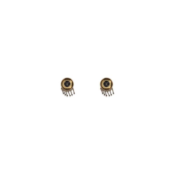 Gold Brass Earrings