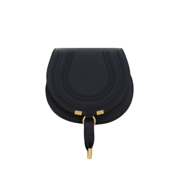 Black Calf Leather Bos Taurus Shoulder Bag