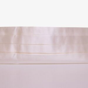 White Waist Tuxedo Smoking Belt Cummerbund - Jag Couture London