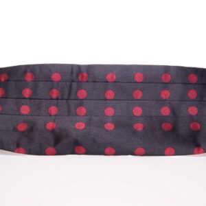 Black Waist Smoking Tuxedo Cummerbund Belt - Jag Couture London