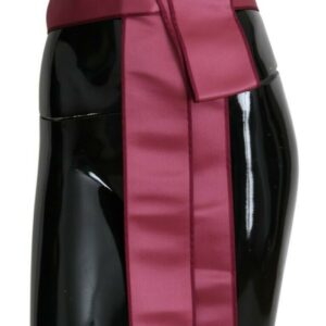 Pink 100% Silk 3 Button Closure Wide Waist Belt - Jag Couture London