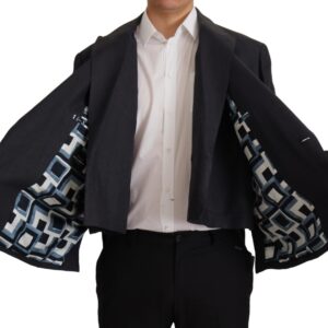 Blue Linen Formal Mens Blazer Jacket - Jag Couture London
