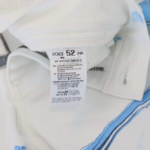 White Blue Denim Cotton Jeans Stretch Skinny Fit Pant - Jag Couture London